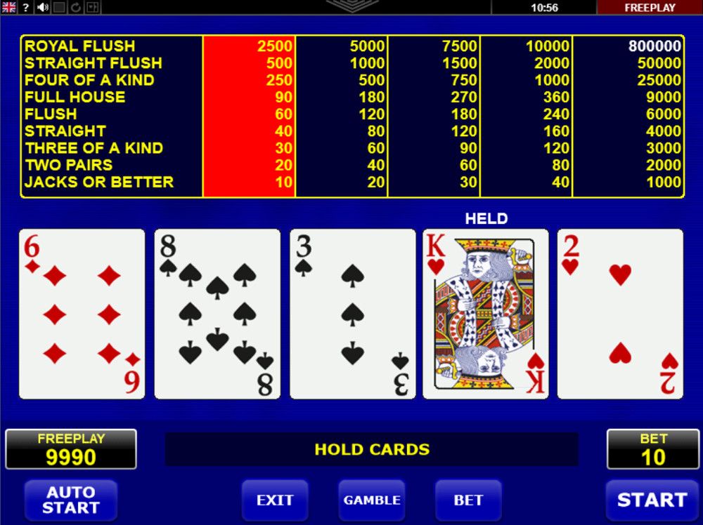 bitcoin video poker