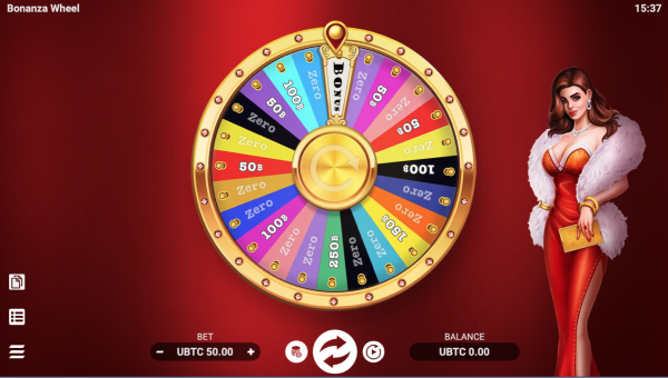 Bonanza Wheel bitcoin lottery game