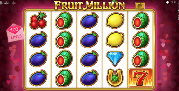 fruit million slot gameplay