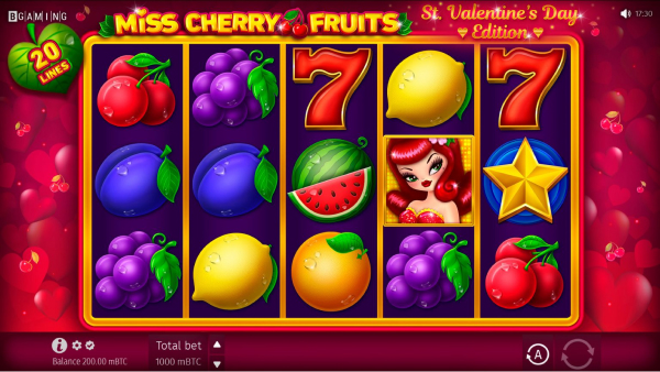 Miss Cherry Fruits slot gameplay
